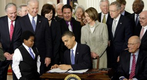 President Obama Signs the Affordable Care Act
