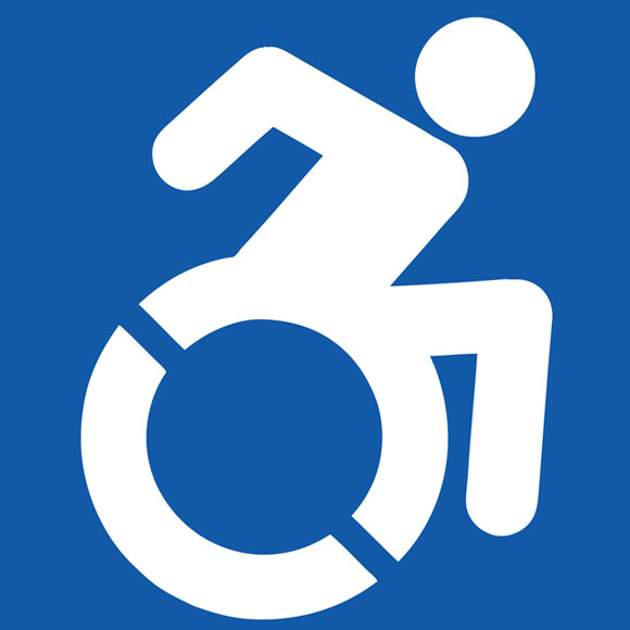 Accessibility Logo Courtesy of The Accessible Icon Project